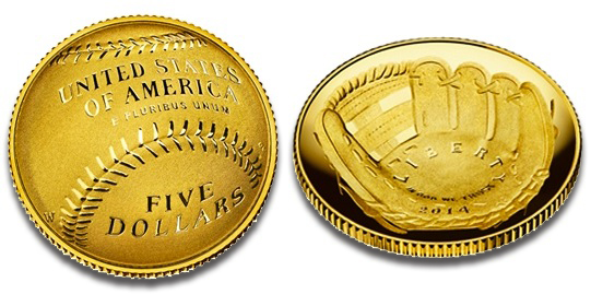 Special coins honoring the Baseball Hall of Fame’s 75th anniversary in 2014